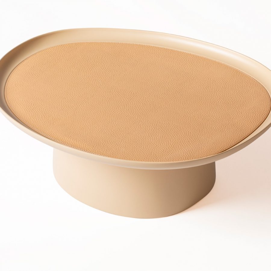 MARIS CAST ALUMINIUM RAISED TRAY ROUND