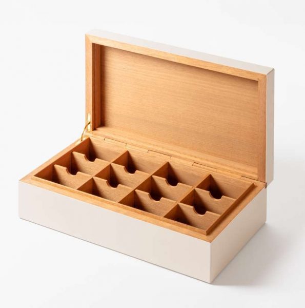 MONOGRAM TEA BOX