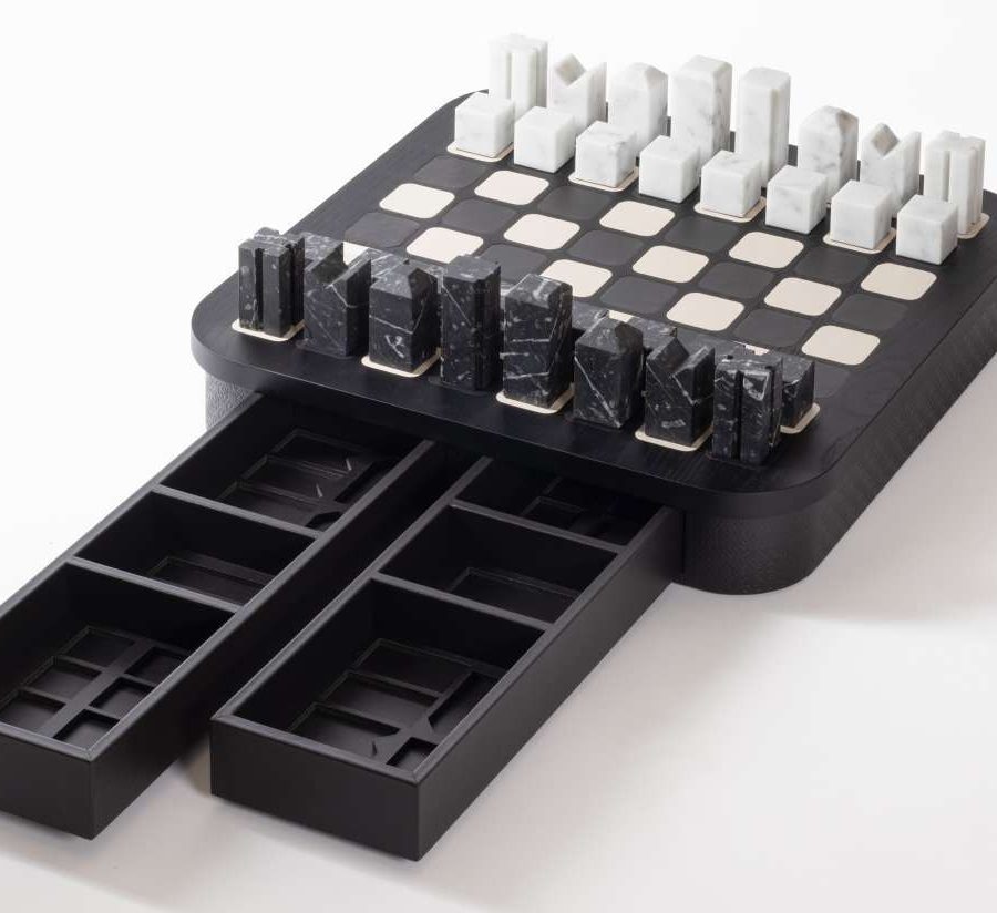 MONOGRAM BIG CHESS GAME SET