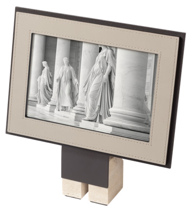 PILLAR LEATHER & STONE FRAME