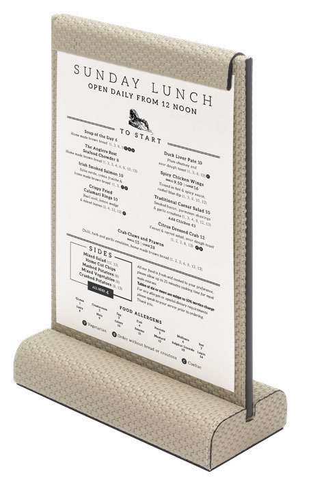 BOSTON MAGNETIC MENU STAND