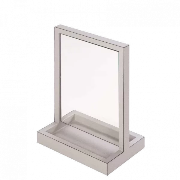 Aurora freestanding mirror with valet tray