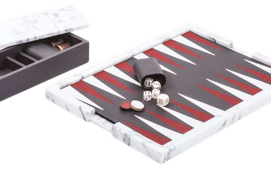 ETTORE MARBLE BACKGAMMON