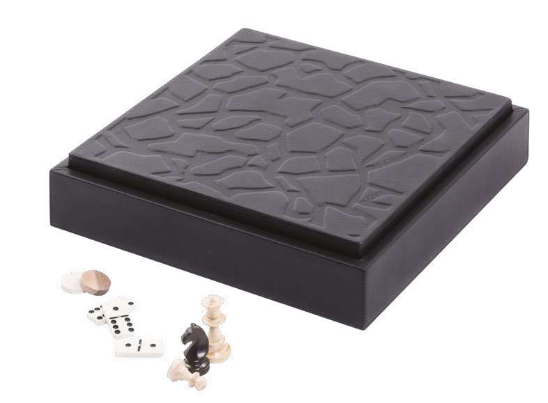 Tosca collection: safari triple game box chess | checkers | dominoes