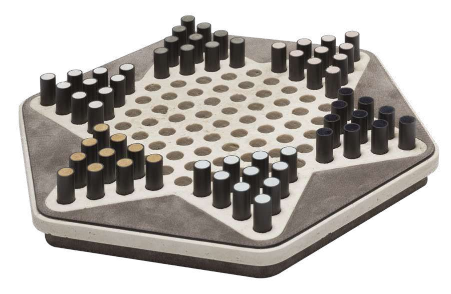 Delos marble chinese checkers