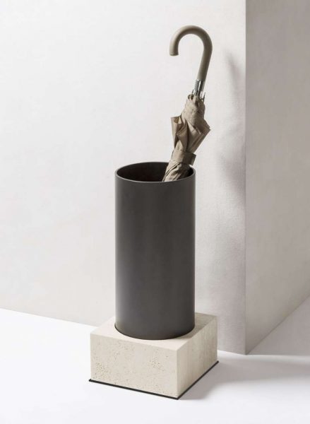 ULISSE MARBLE & METAL UMBRELLA STAND