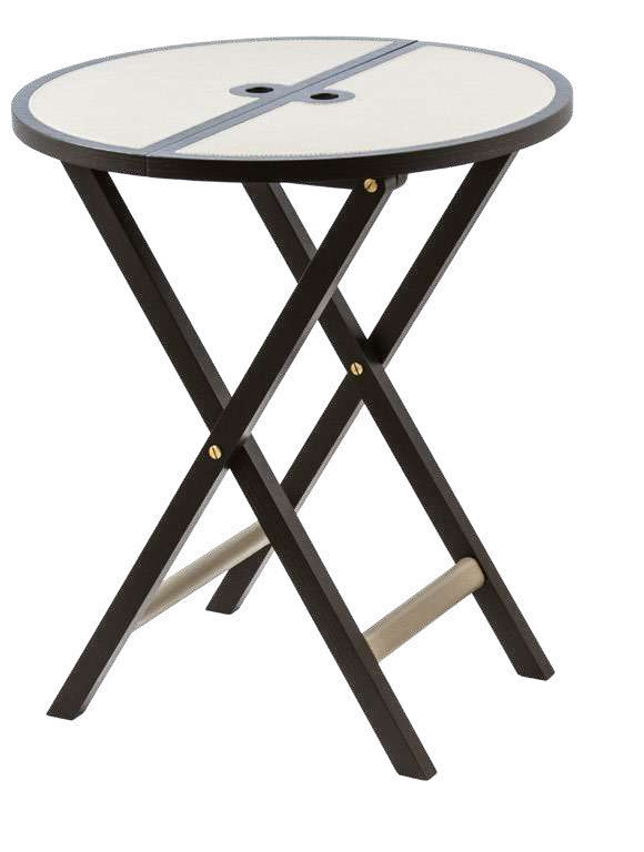 novecento folding table round