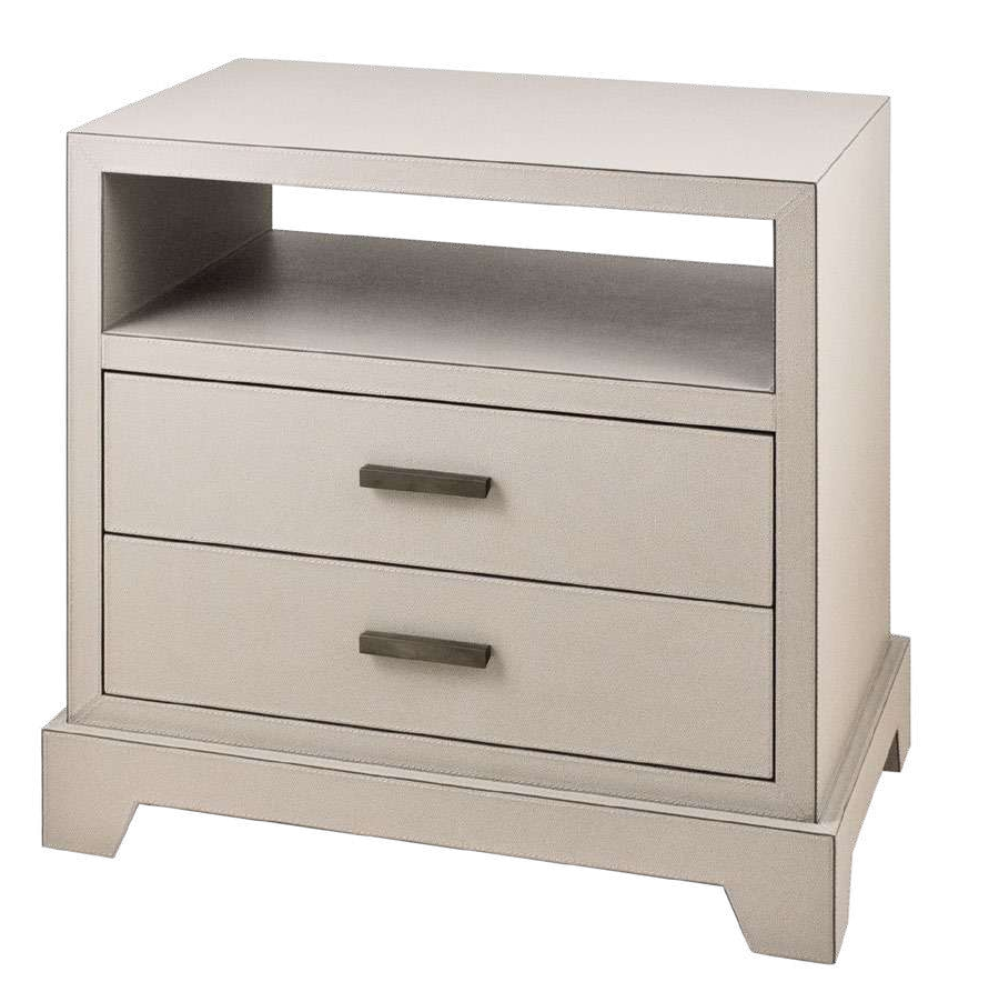 Giotto bedside cabinet with 2 drawers