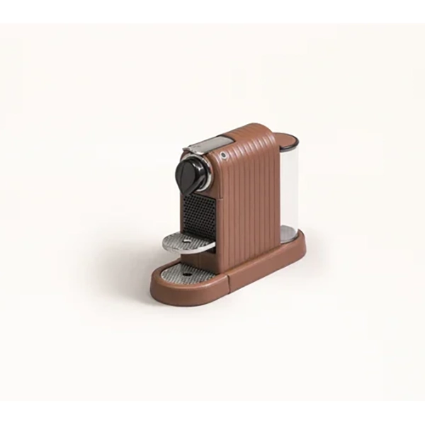 Кофемашина Citiz Lines Leather-Bound Nespresso Coffee Machine Giobagnara