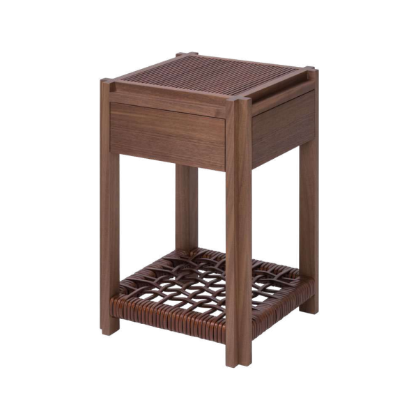 Прикроватный столик Structura crisscross bedside table square Giobagnara