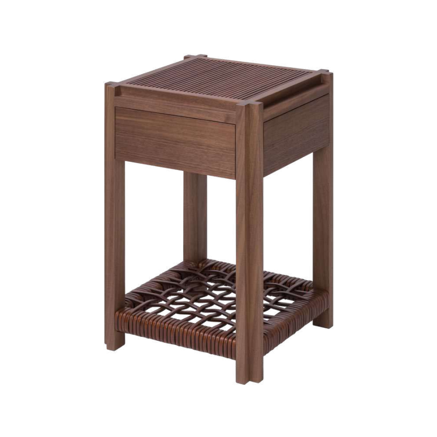 Прикроватный столик Structura crisscross bedside table square Giobagnara
