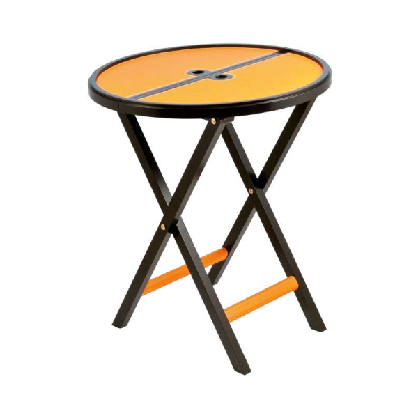 Столик Novecento folding table with raised edge round Giobagnara