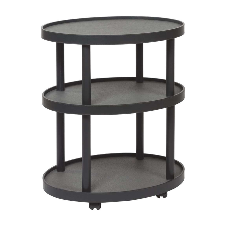 Тележка Polo trolley three levels oval Giobagnara