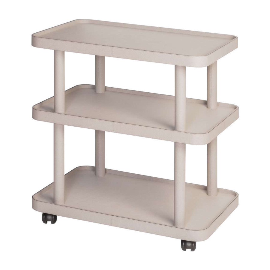 Тележка Polo trolley three levels rectangular Giobagnara