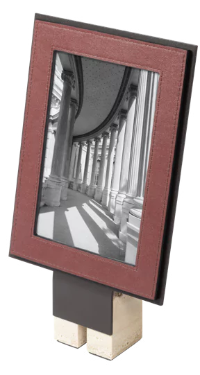 PILLAR LEATHER & STONE FRAME