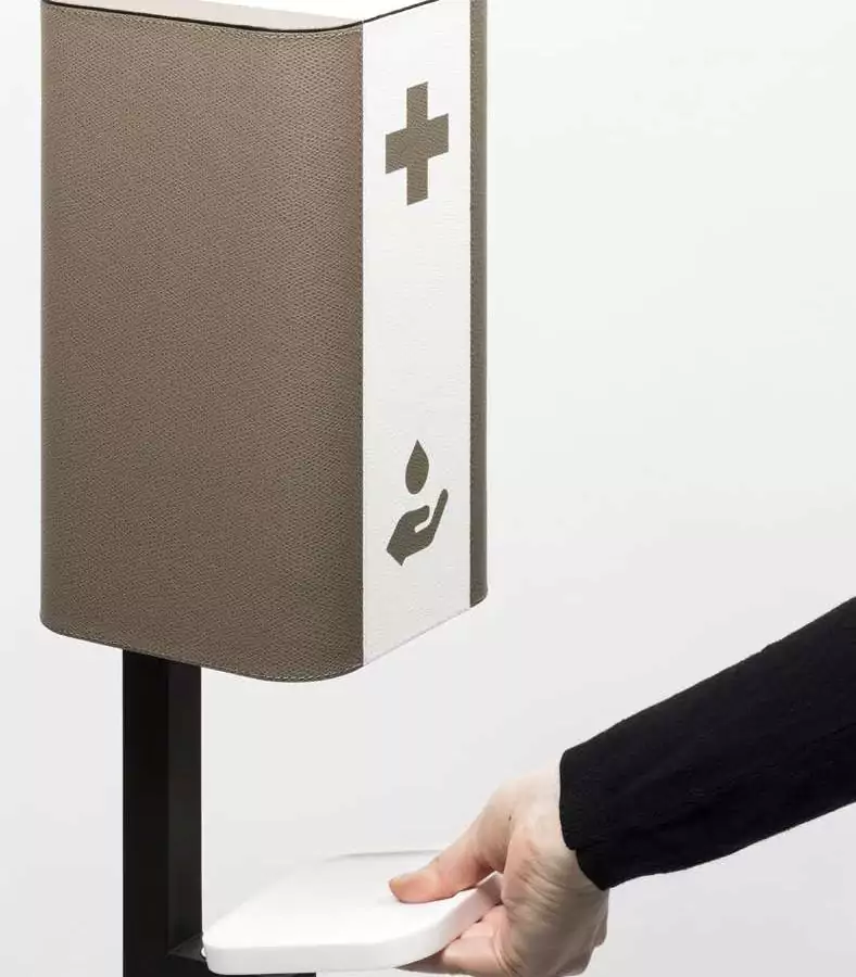 AUTOMATIC HAND GEL DISPENSER STAND