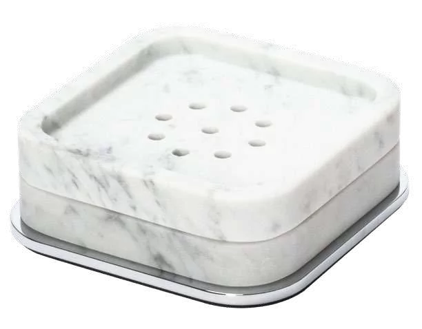 POLO MARBLE SQUARE SOAP BOWL