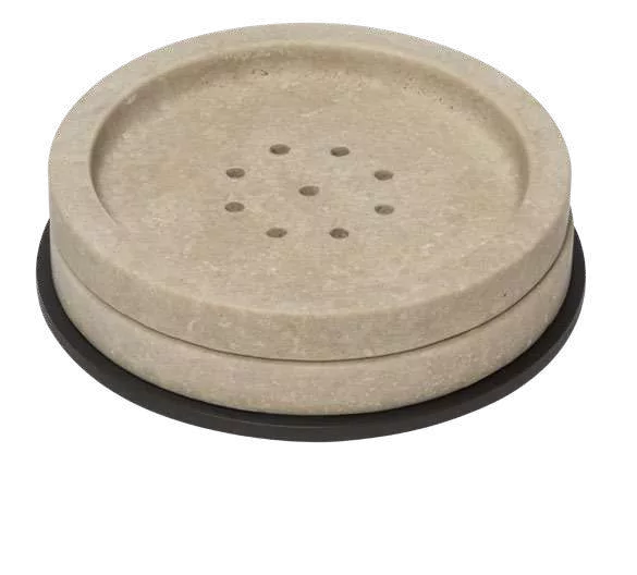 POSITANO MARBLE ROUND SOAP BOWL