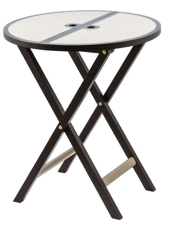 novecento folding table round